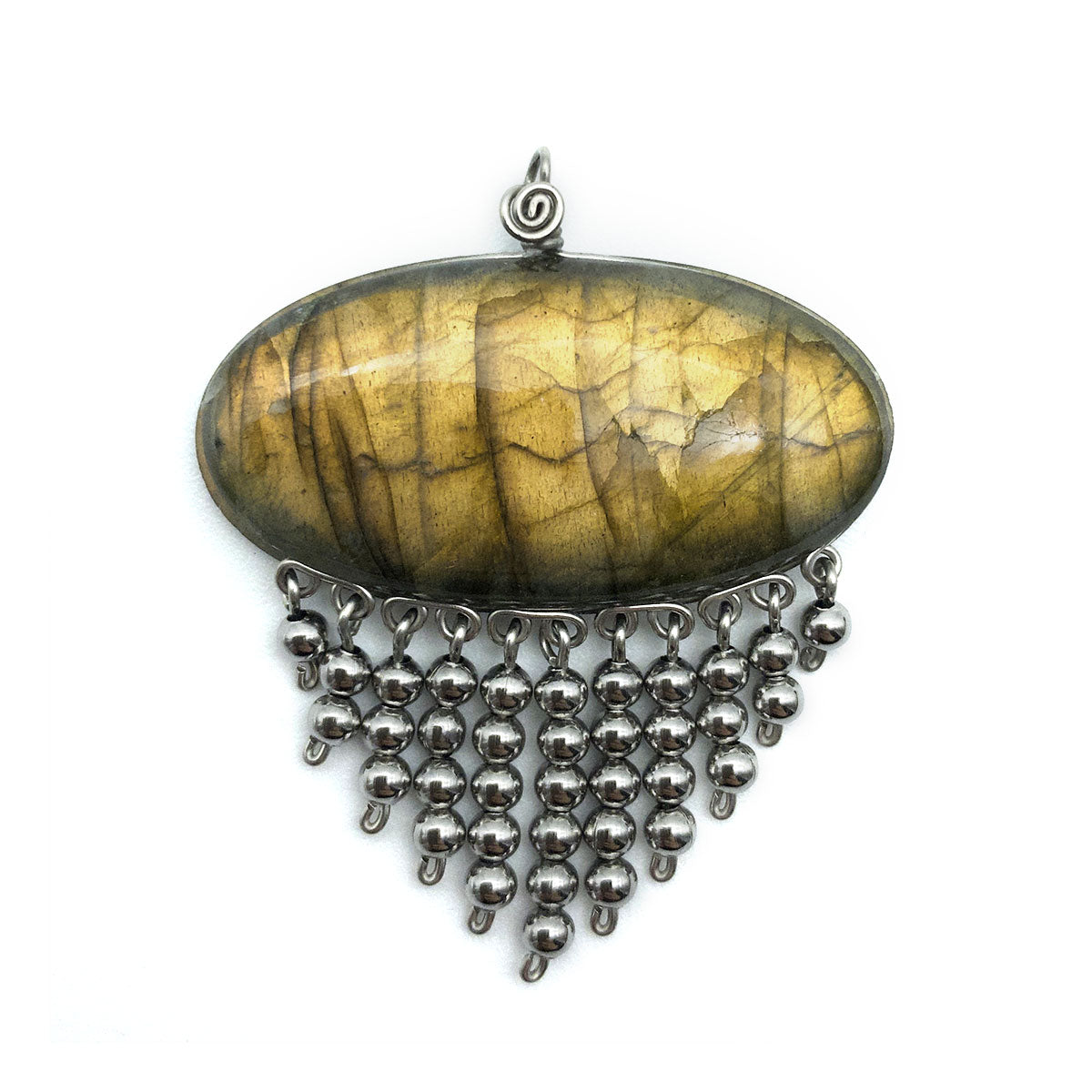 Duke pendant with Labradorite