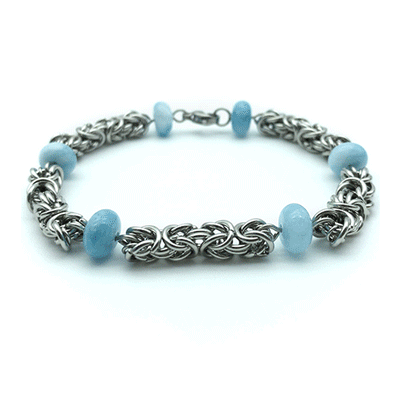 Byzantium Bracelet with Stones